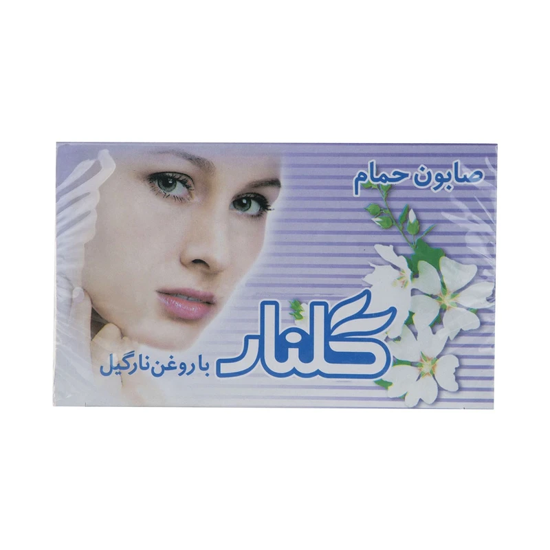 صابون سفید گلنار بسته ۶ عددی