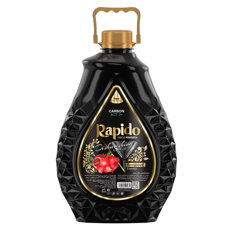 مایع ظرفشویی ذغالی ۳ لیتری راپیدو