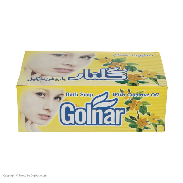 صابون گلنار زرد ۶ عددی